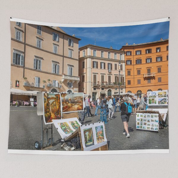 Item preview, Piazza Navona Artist Rome designed and sold by Martin Berry Photography.