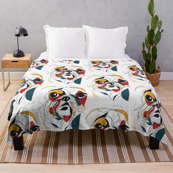Item preview, Abstract French Bulldog, line art designed and sold by coffee2cabernet.