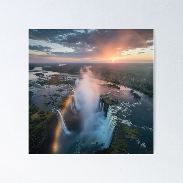 Item preview, Victoria Falls Zambezi River designed and sold by Elisabeth Lucas.