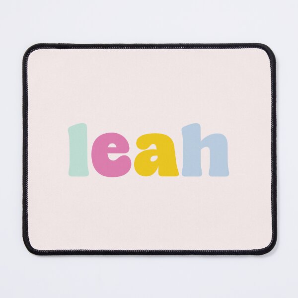 Item preview, Leah - Custom name on colorful block font designed and sold by To the Lua.