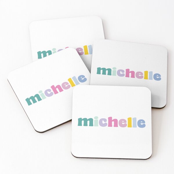 Item preview, Michelle - Custom name on colorful block font designed and sold by To the Lua.