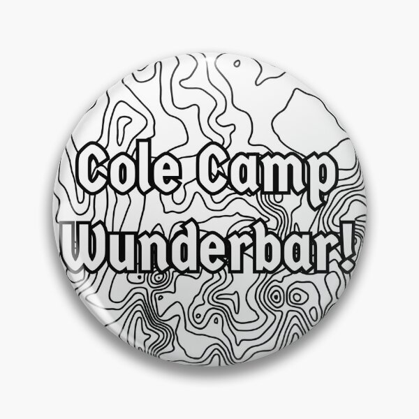 Item preview, Cole Camp Wunderbar Topographic Map designed and sold by Deaven Kaiser Art.