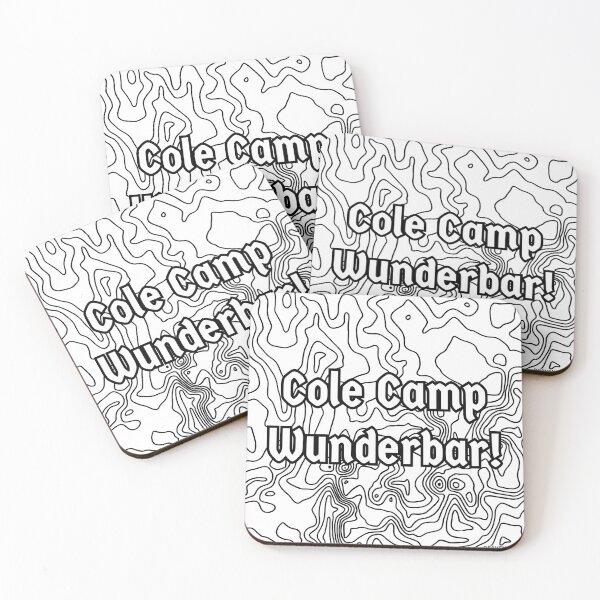 Item preview, Cole Camp Wunderbar Topographic Map designed and sold by Deaven Kaiser Art.