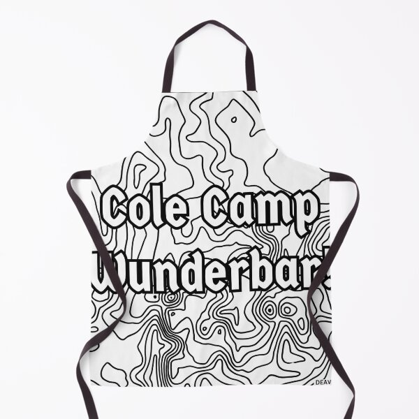 Item preview, Cole Camp Wunderbar Topographic Map designed and sold by Deaven Kaiser Art.