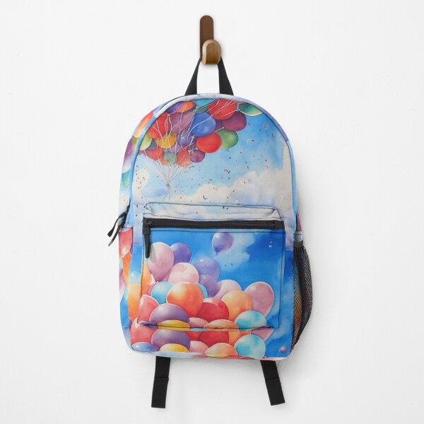 Item preview, A Grand Cloud of Colorful Balloons in the Sky - Watercolor designed and sold by DotLineColor.