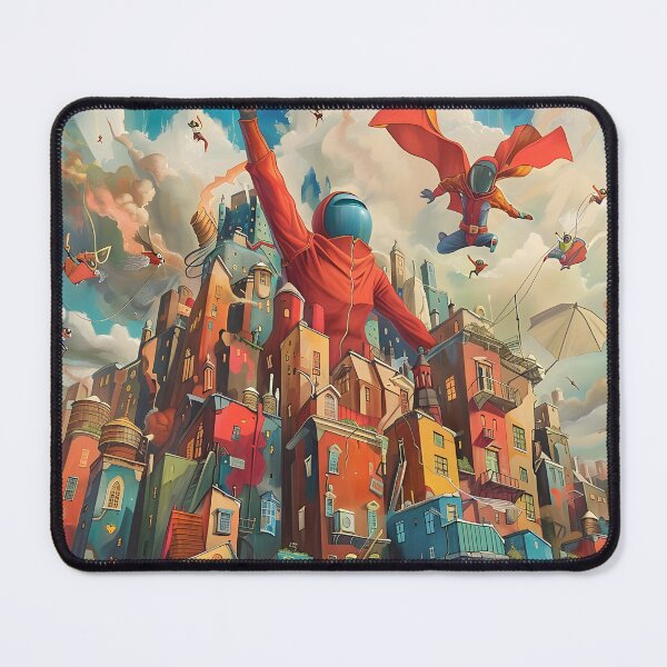 Item preview, An imaginative and playful scene where left-handed people are portrayed as superheroes with special abilities designed and sold by JsKpY.