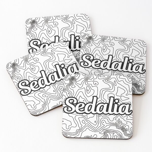 Item preview, Sedalia topographical map designed and sold by Deaven Kaiser Art.