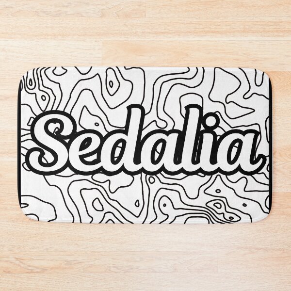 Item preview, Sedalia topographical map designed and sold by Deaven Kaiser Art.