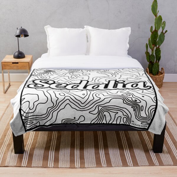 Item preview, Sedalia topographical map designed and sold by Deaven Kaiser Art.
