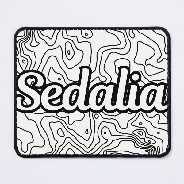 Item preview, Sedalia topographical map designed and sold by Deaven Kaiser Art.