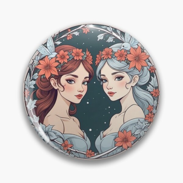 Item preview, Pretty Winter Fae Girls designed and sold by RedStacks.