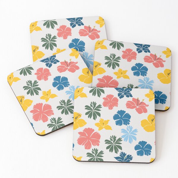 Item preview, Pastel Hibiscus Hawaiin Flowers designed and sold by pixelpalette8.