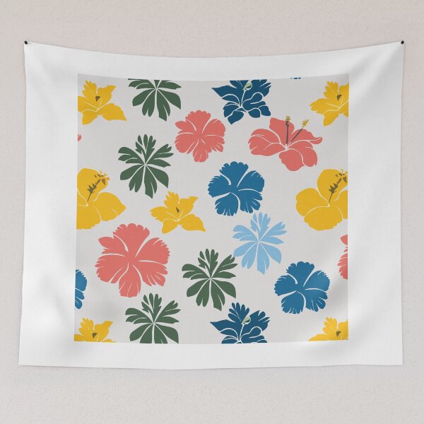 Item preview, Pastel Hibiscus Hawaiin Flowers designed and sold by pixelpalette8.