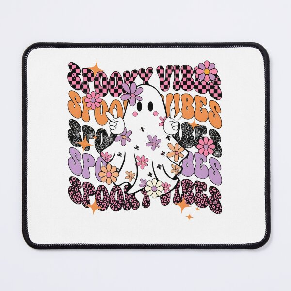 Item preview, Spooky Vibes, Spooky Season, Spooky Mama, Cute Halloween Ghost, Checkered Leopard Print, Halloween Mama designed and sold by Kaydenkin.