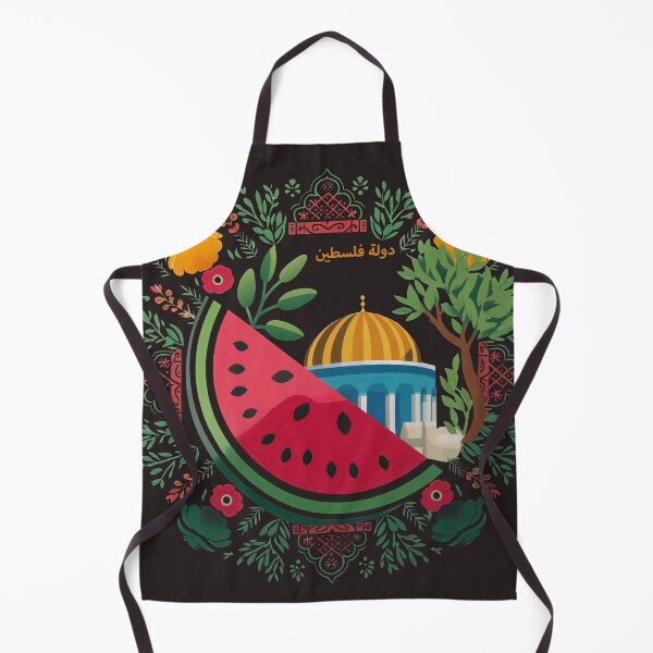 Item preview, palestine patterns and motifs | dome of the rock | slice of watermelon | olives | olive tree | poppy flowers designed and sold by Slice Of Seed.