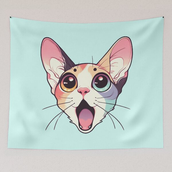 Item preview, Cute oriental cat designed and sold by Anna Halasek.