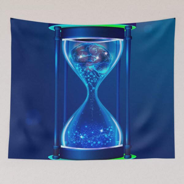 Item preview, mental health brain hourglass designed and sold by NiamLab.