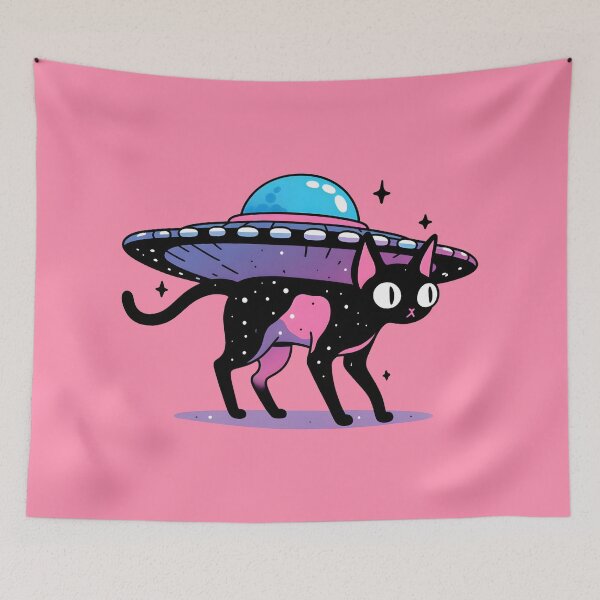 Item preview, Ufo cat designed and sold by Anna Halasek.