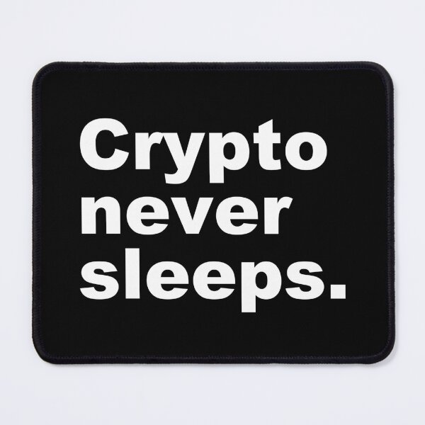 Item preview, Crypto never sleeps. designed and sold by zzz888.