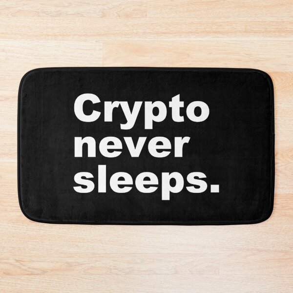 Item preview, Crypto never sleeps. designed and sold by zzz888.