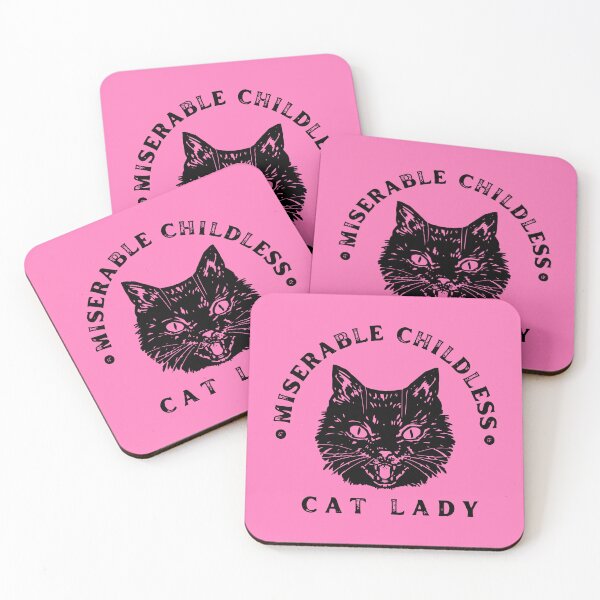 Item preview, Miserable Childless Cat Lady designed and sold by messcoxun.