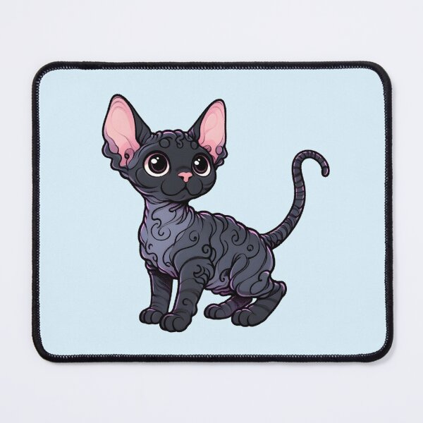 Item preview, Devon rex cat designed and sold by Anna Halasek.