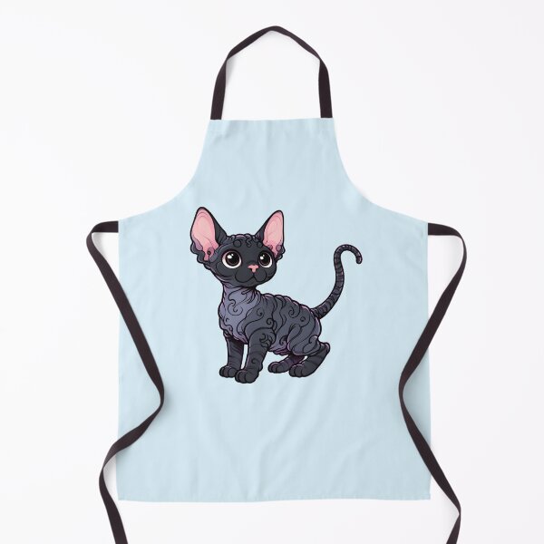 Item preview, Devon rex cat designed and sold by Anna Halasek.