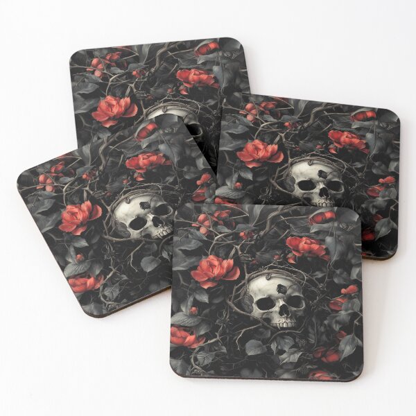 Item preview, BLACK SKULL ROSE : Dark Pedals Collection  designed and sold by Zen Candy 3000 Travis Nicholas Zariwny.