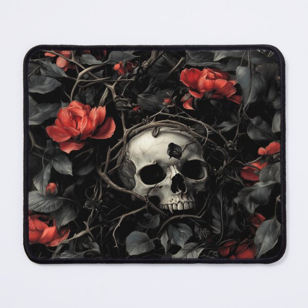 Item preview, BLACK SKULL ROSE : Dark Pedals Collection  designed and sold by Zen Candy 3000 Travis Nicholas Zariwny.