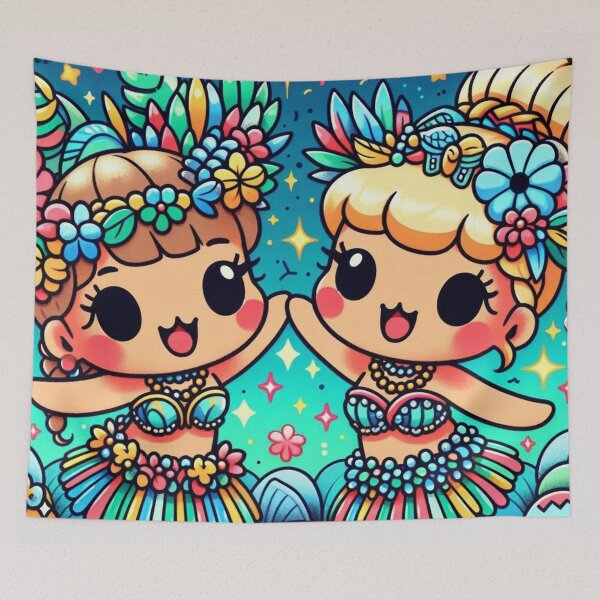 Item preview, Enchanting Hula Kids - 223 designed and sold by sagaofsilence.