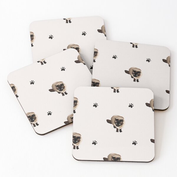 Item preview, Siamese cat pattern designed and sold by alexiia54.