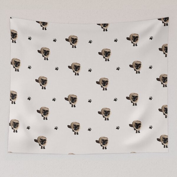 Item preview, Siamese cat pattern designed and sold by alexiia54.