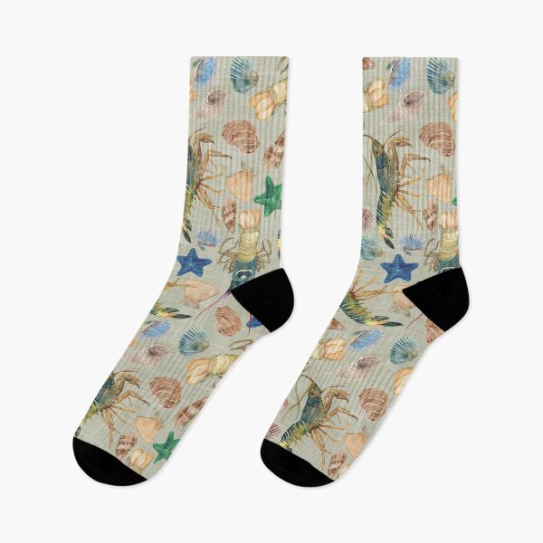 Item preview, Vintage Sea Creatures Beige designed and sold by Sketchbook Designs.