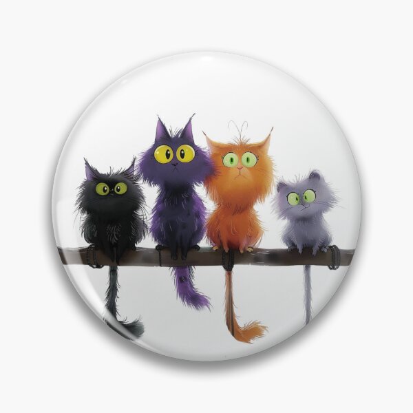 Item preview, Whimsical Cats designed and sold by timea.