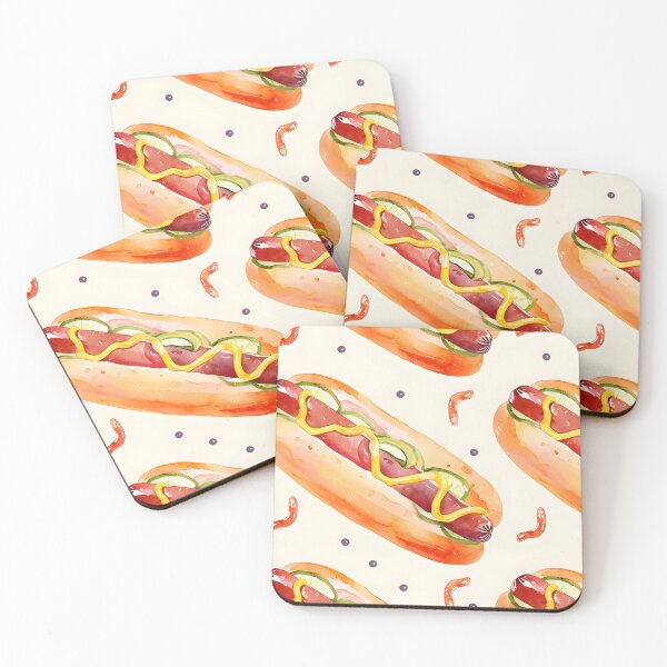 Item preview, Hotdog pattern, sausages designed and sold by DerSenat.