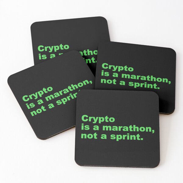 Item preview, Crypto is a marathon, not a sprint. designed and sold by zzz888.