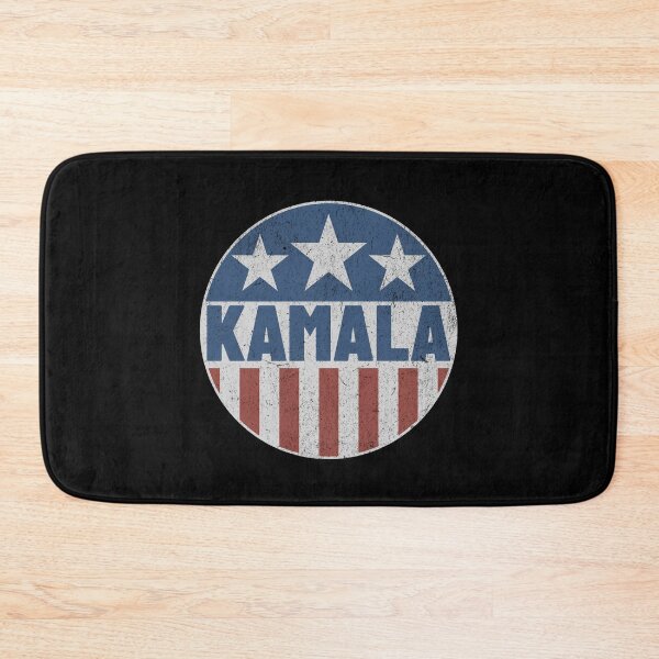 Aperçu de l'œuvre Bouton de vote rétro Kamala Harris 2024 créée et vendue par Studio Bankai.