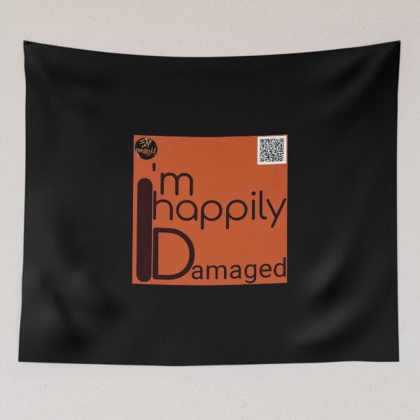 Item preview, I'm happily damaged designed and sold by IMAPROBLEM BRAND CLOTHING BY INFLUENCE GETEM.