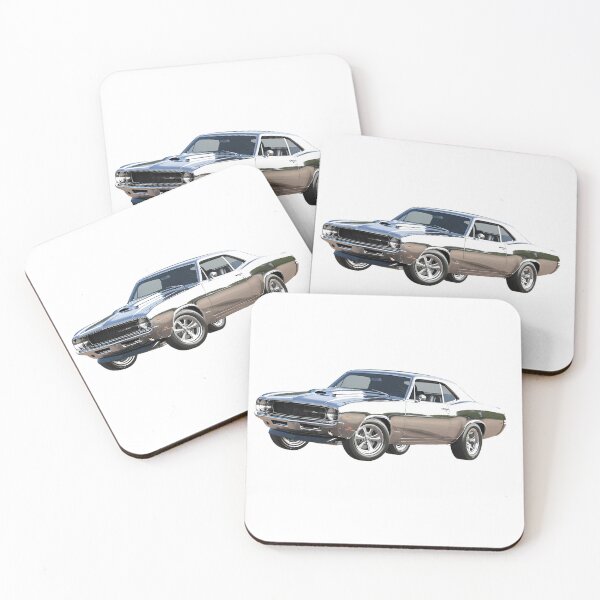 Item preview, Unique Chromed Muscle Car 3D designed and sold by Uzi-Design.