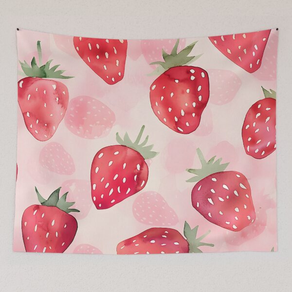 Item preview, Strawberries | Strawberry pattern designed and sold by DerSenat.