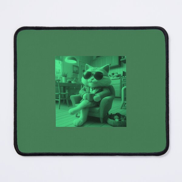Item preview, Stylish Cat Enjoying Morning Coffee designed and sold by choder61.