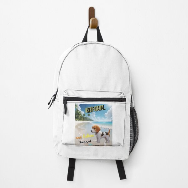 Item preview, Cute Beagle for You to Follow and Keep Calm designed and sold by FreeStyleTrend.