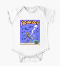 Aquaboy - Tiefblaues Meeresabenteuer Baby Body Kurzarm