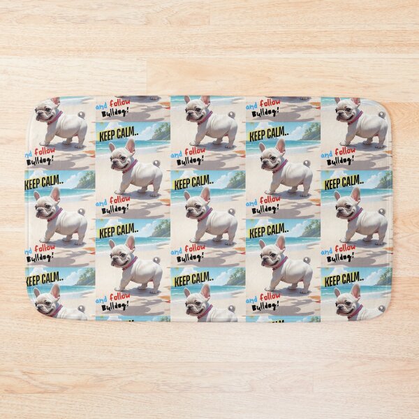 Item preview, Cute Bulldog for You to Follow and Keep Calm designed and sold by FreeStyleTrend.