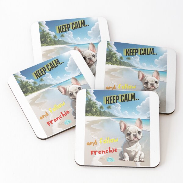 Item preview, Cute Bulldog for You to Follow and Keep Calm designed and sold by FreeStyleTrend.