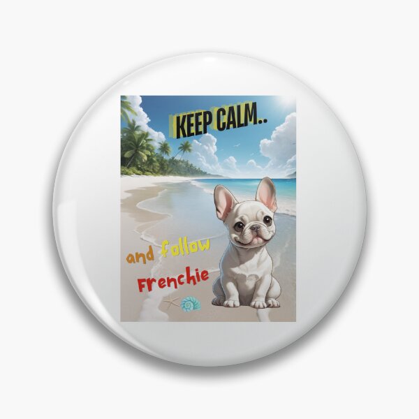 Item preview, Cute Bulldog for You to Follow and Keep Calm designed and sold by FreeStyleTrend.