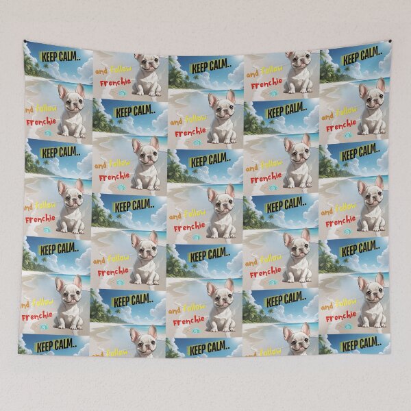 Item preview, Cute Bulldog for You to Follow and Keep Calm designed and sold by FreeStyleTrend.