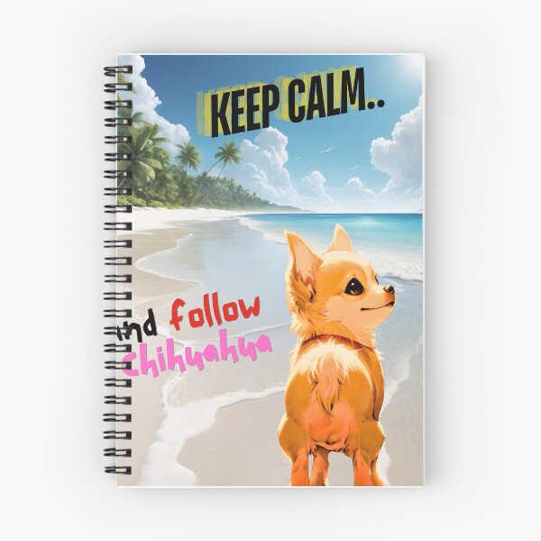 Item preview, Cute Chihuahua for You to Follow and Keep Calm designed and sold by FreeStyleTrend.