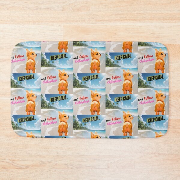 Item preview, Cute Chihuahua for You to Follow and Keep Calm designed and sold by FreeStyleTrend.