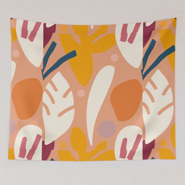 Item preview, Abstract summer artistic illustration pattern. Creative collage contemporary seamless pattern. Fashionable template for design designed and sold by bvdesignart.